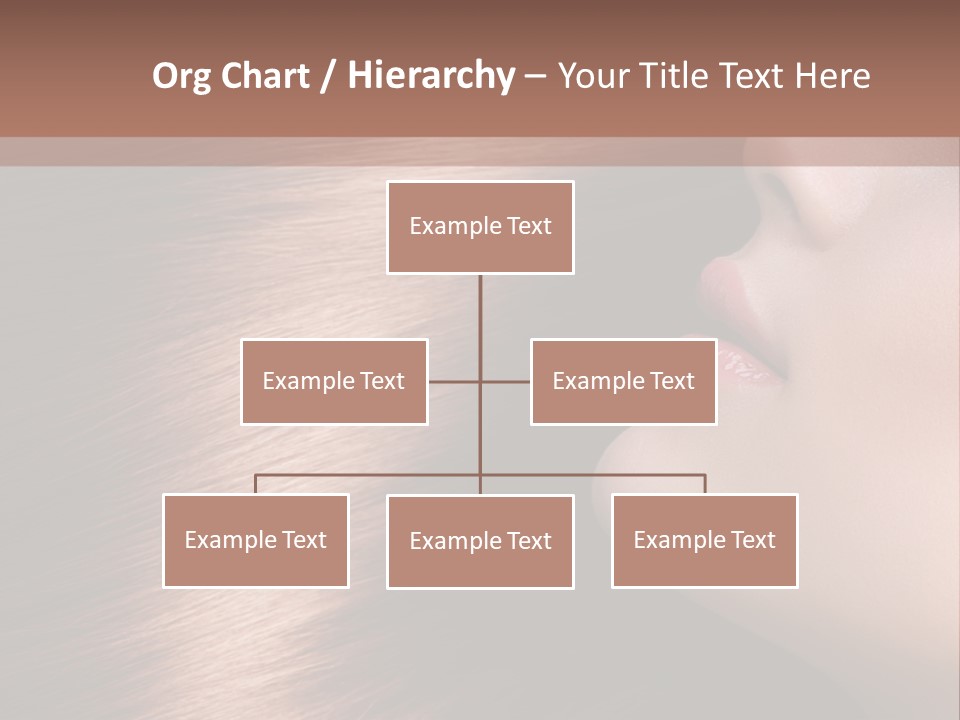 A Beautiful Woman With Long Red Hair Powerpoint Presentation PowerPoint Template