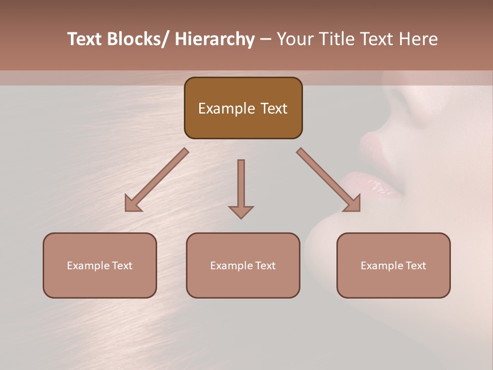 A Beautiful Woman With Long Red Hair Powerpoint Presentation PowerPoint Template