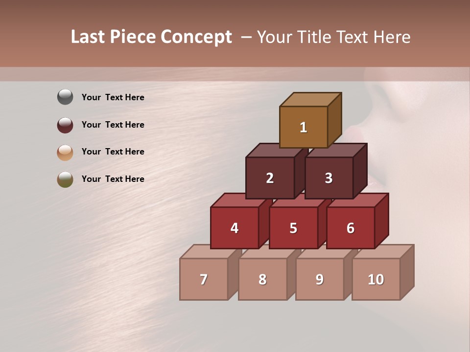 A Beautiful Woman With Long Red Hair Powerpoint Presentation PowerPoint Template