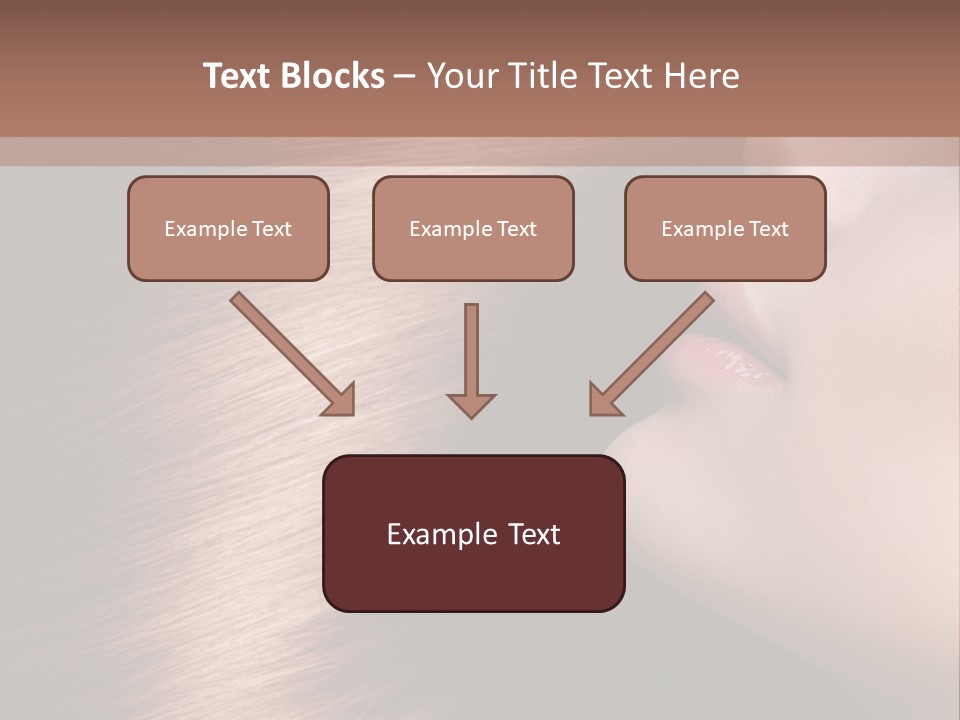 A Beautiful Woman With Long Red Hair Powerpoint Presentation PowerPoint Template