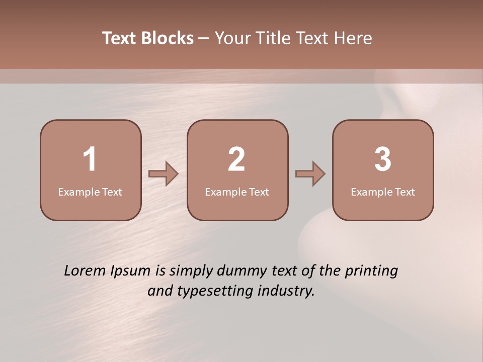 A Beautiful Woman With Long Red Hair Powerpoint Presentation PowerPoint Template