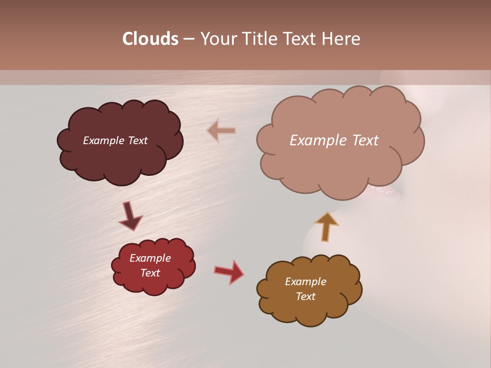 A Beautiful Woman With Long Red Hair Powerpoint Presentation PowerPoint Template