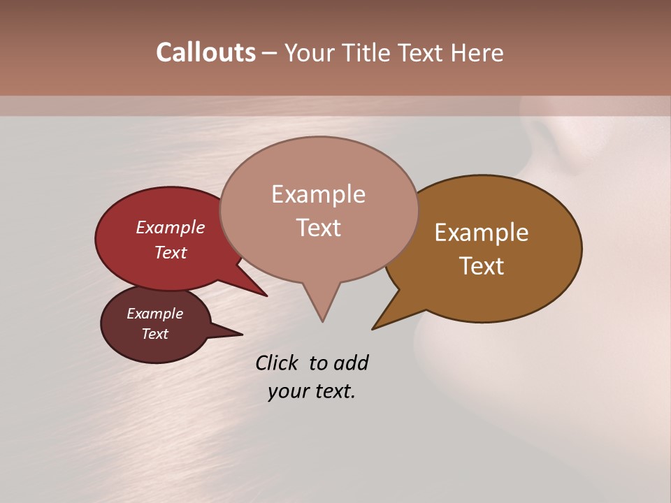 A Beautiful Woman With Long Red Hair Powerpoint Presentation PowerPoint Template