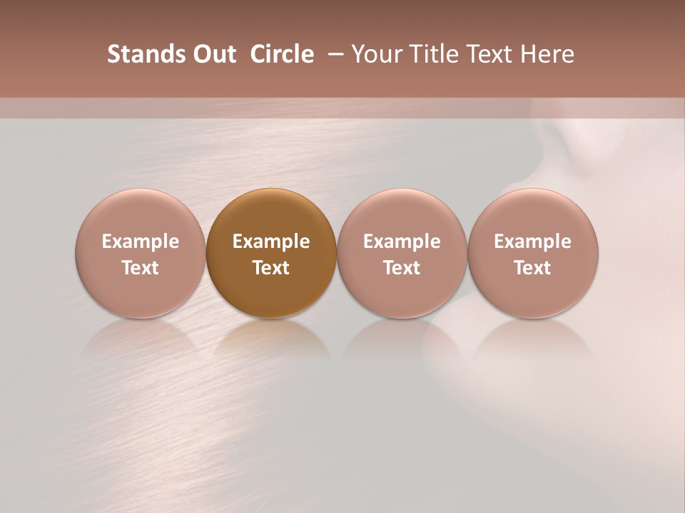 A Beautiful Woman With Long Red Hair Powerpoint Presentation PowerPoint Template