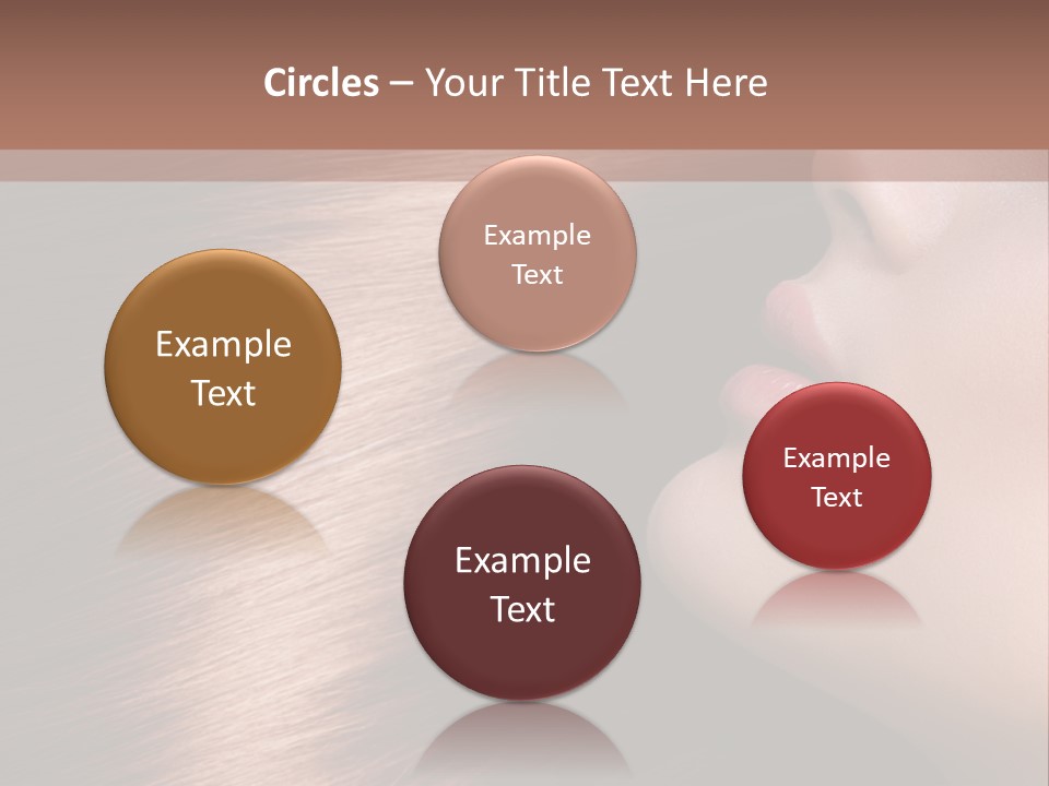 A Beautiful Woman With Long Red Hair Powerpoint Presentation PowerPoint Template