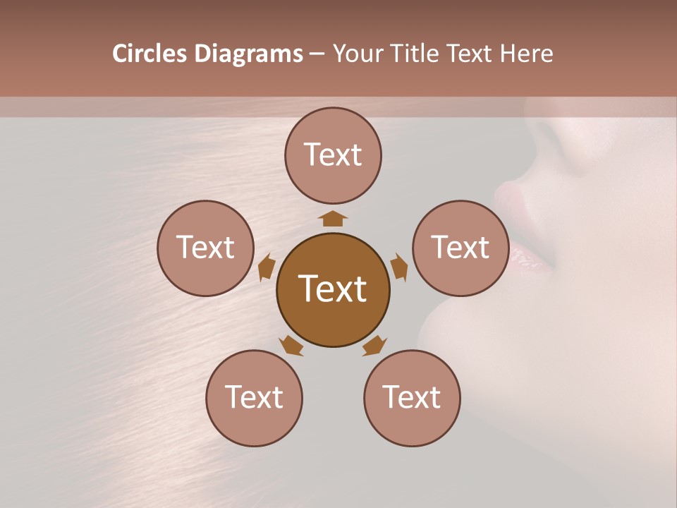 A Beautiful Woman With Long Red Hair Powerpoint Presentation PowerPoint Template