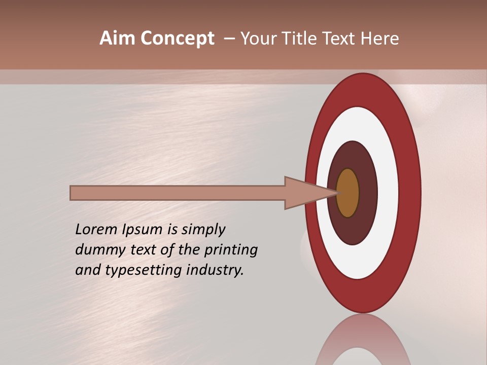 A Beautiful Woman With Long Red Hair Powerpoint Presentation PowerPoint Template