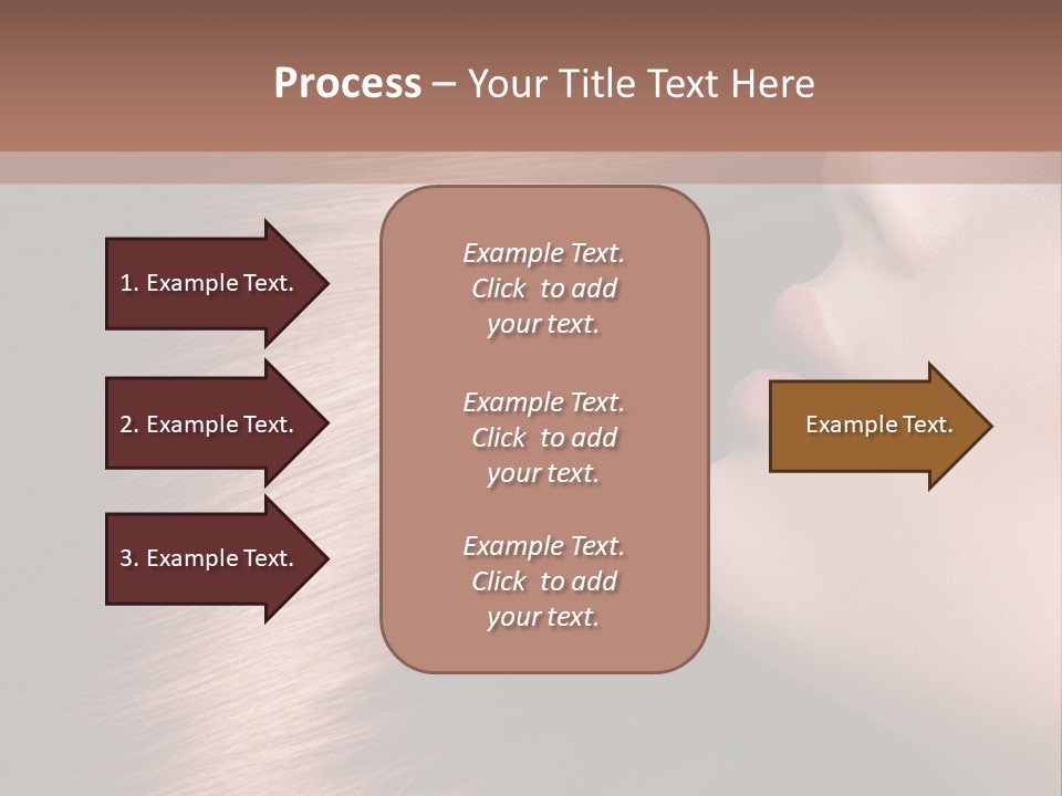 A Beautiful Woman With Long Red Hair Powerpoint Presentation PowerPoint Template