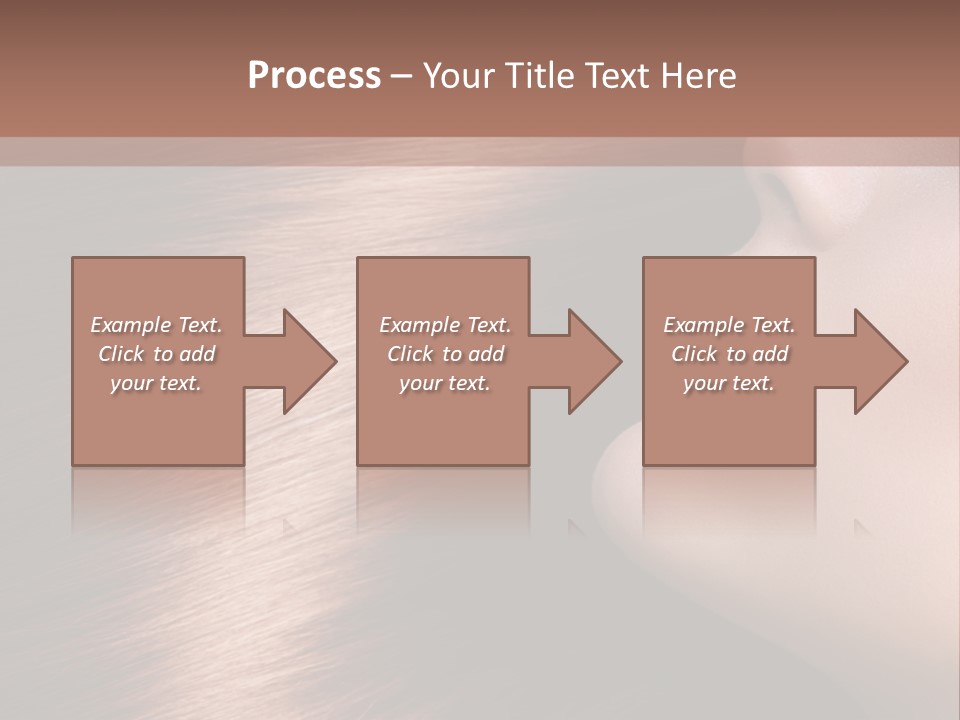 A Beautiful Woman With Long Red Hair Powerpoint Presentation PowerPoint Template