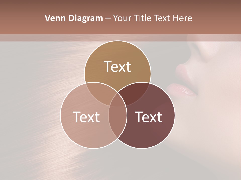 A Beautiful Woman With Long Red Hair Powerpoint Presentation PowerPoint Template