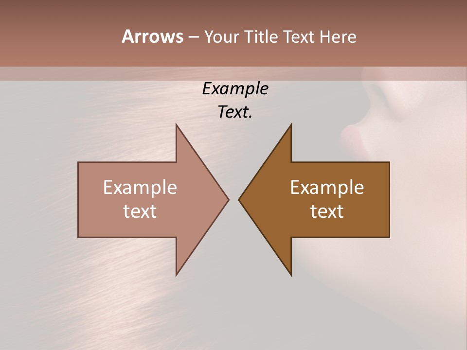 A Beautiful Woman With Long Red Hair Powerpoint Presentation PowerPoint Template