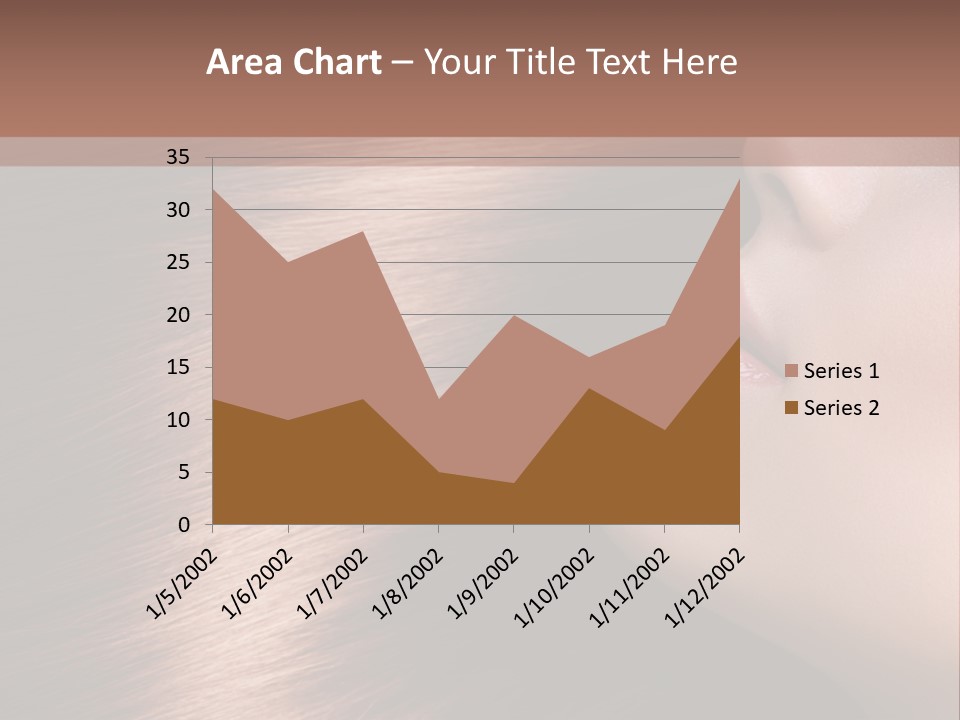 A Beautiful Woman With Long Red Hair Powerpoint Presentation PowerPoint Template