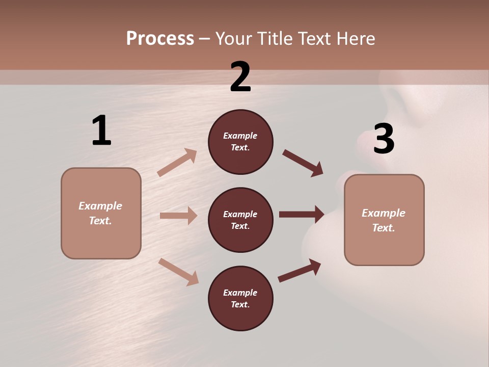 A Beautiful Woman With Long Red Hair Powerpoint Presentation PowerPoint Template