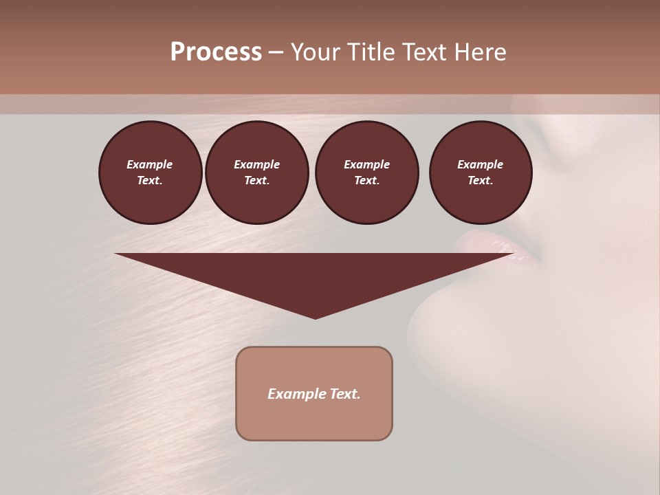 A Beautiful Woman With Long Red Hair Powerpoint Presentation PowerPoint Template