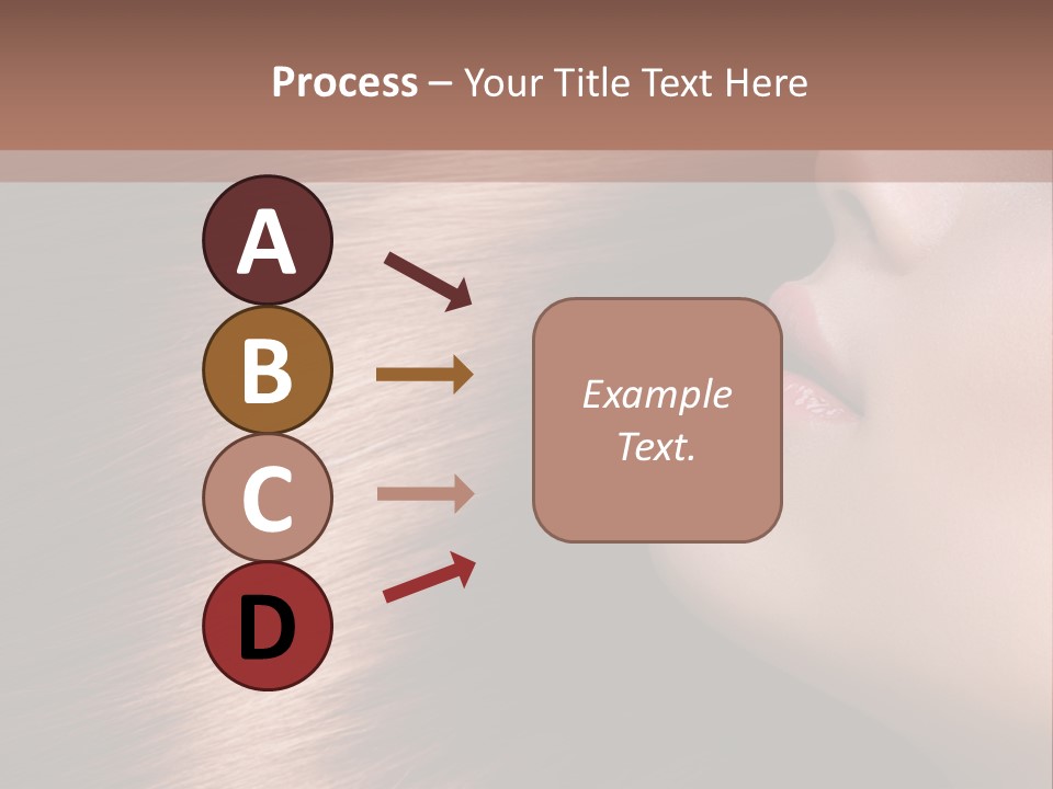 A Beautiful Woman With Long Red Hair Powerpoint Presentation PowerPoint Template