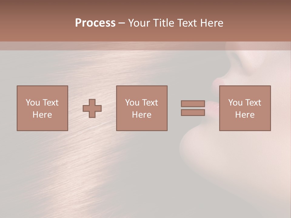 A Beautiful Woman With Long Red Hair Powerpoint Presentation PowerPoint Template