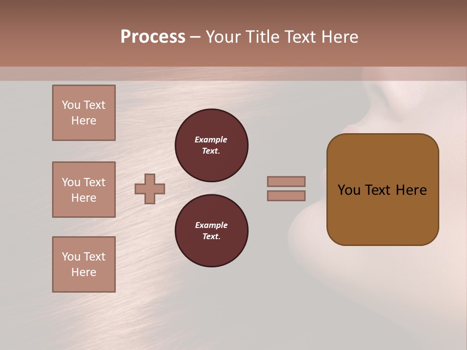 A Beautiful Woman With Long Red Hair Powerpoint Presentation PowerPoint Template
