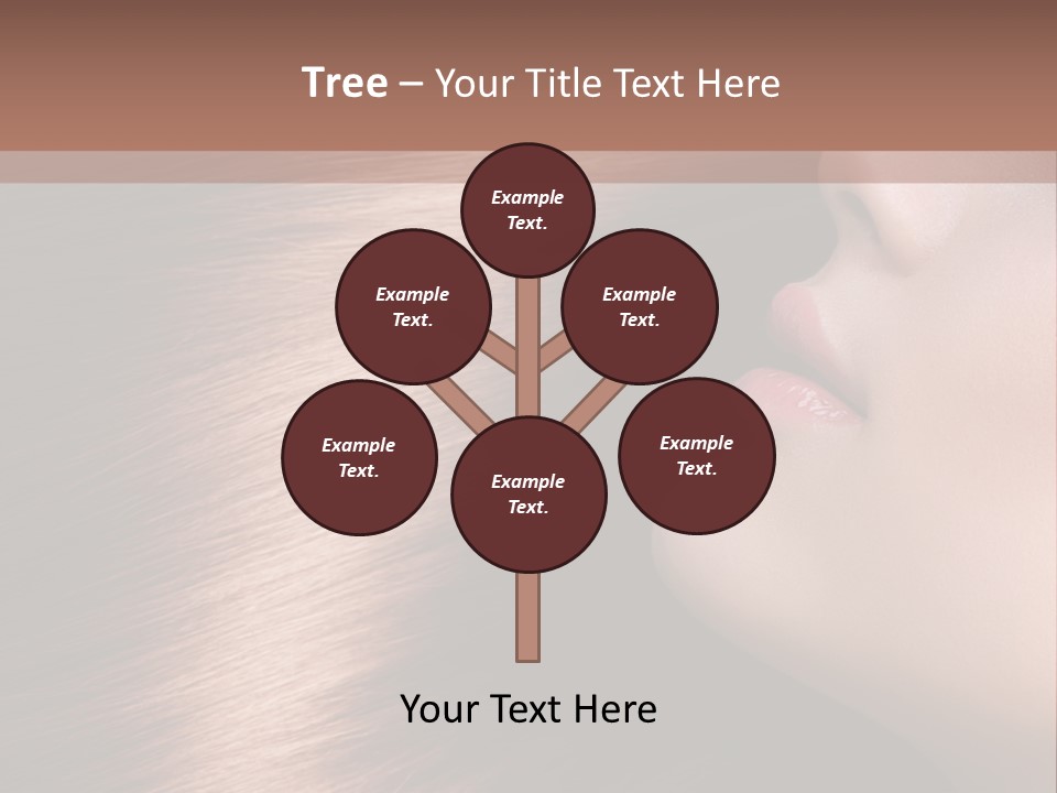 A Beautiful Woman With Long Red Hair Powerpoint Presentation PowerPoint Template