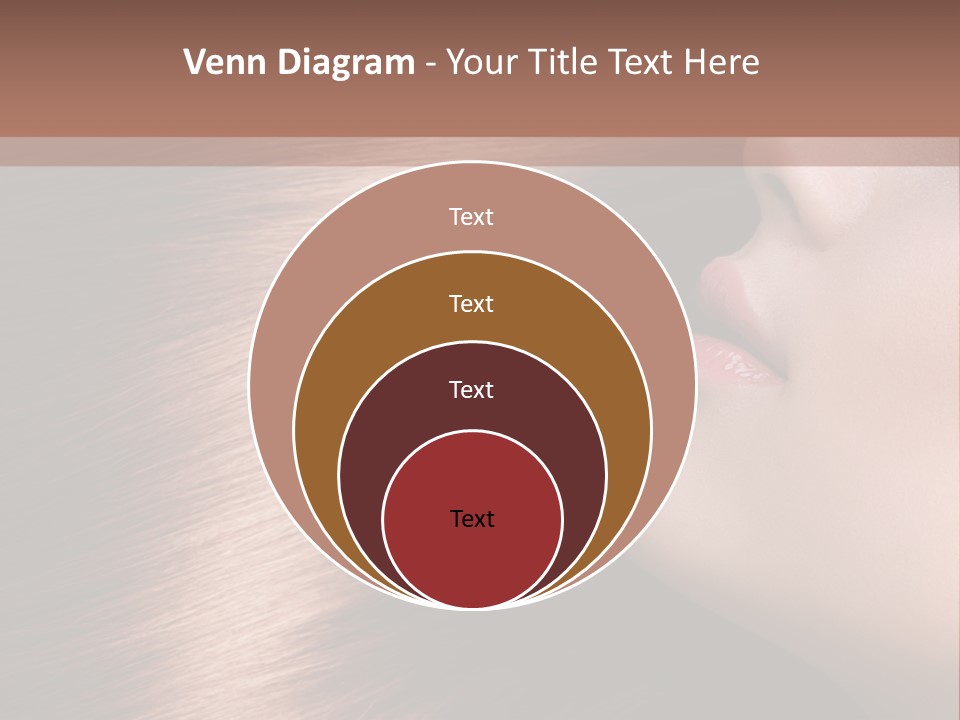 A Beautiful Woman With Long Red Hair Powerpoint Presentation PowerPoint Template