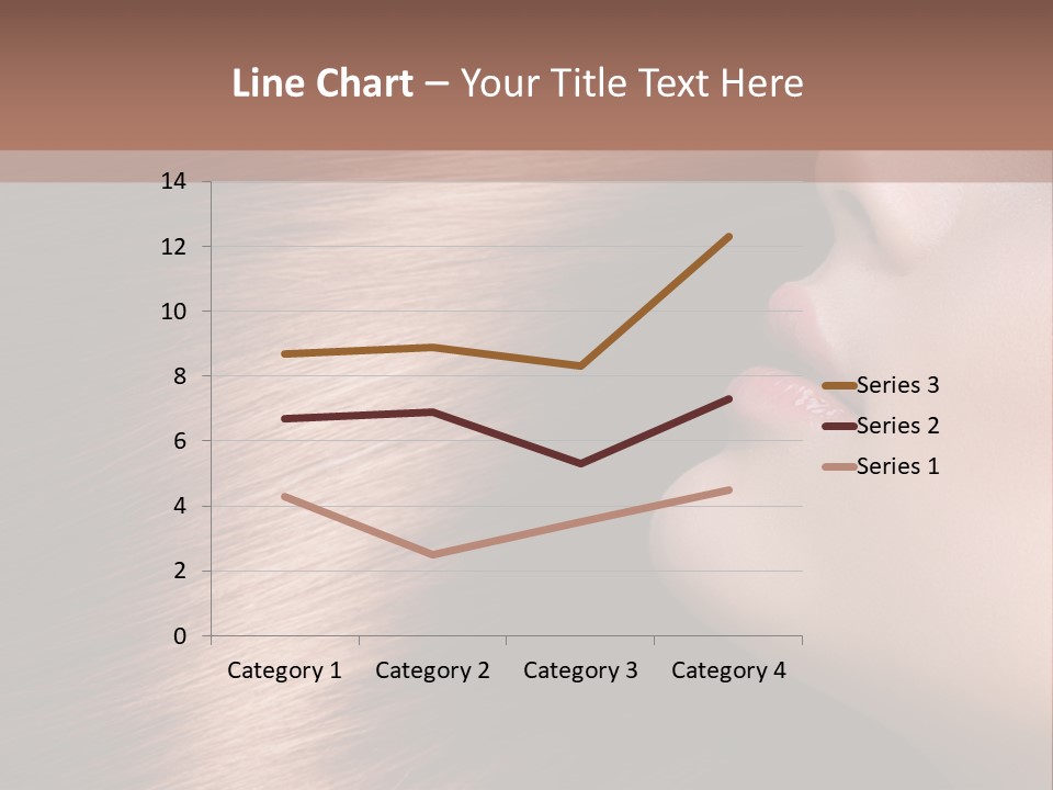 A Beautiful Woman With Long Red Hair Powerpoint Presentation PowerPoint Template