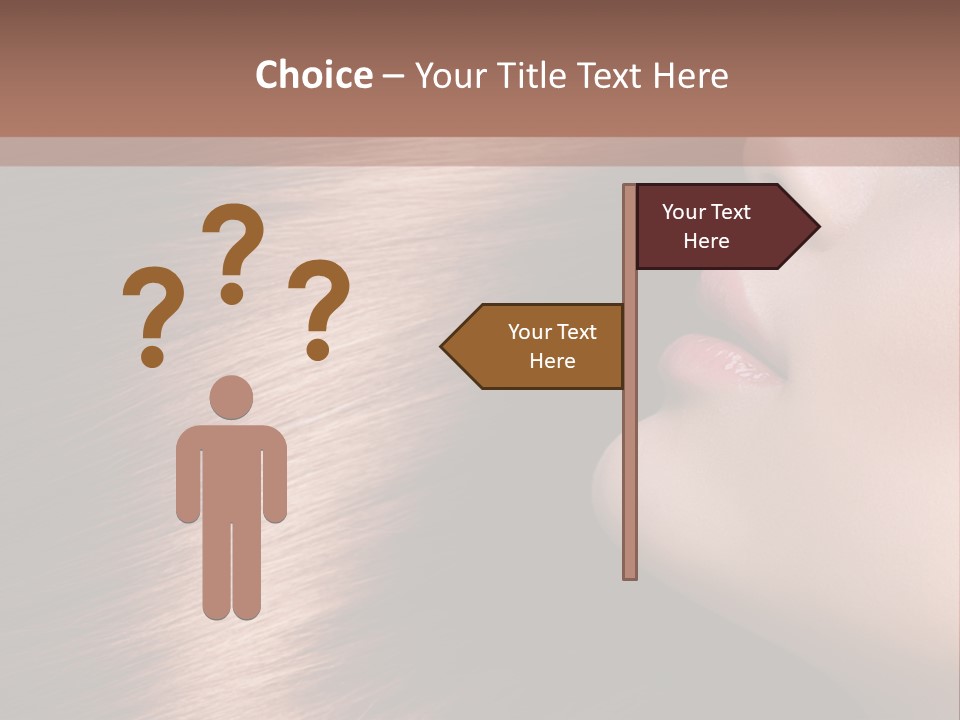 A Beautiful Woman With Long Red Hair Powerpoint Presentation PowerPoint Template