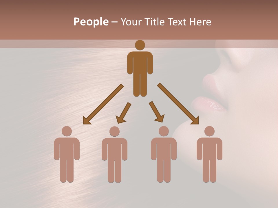 A Beautiful Woman With Long Red Hair Powerpoint Presentation PowerPoint Template