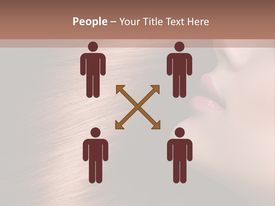 A Beautiful Woman With Long Red Hair Powerpoint Presentation PowerPoint Template