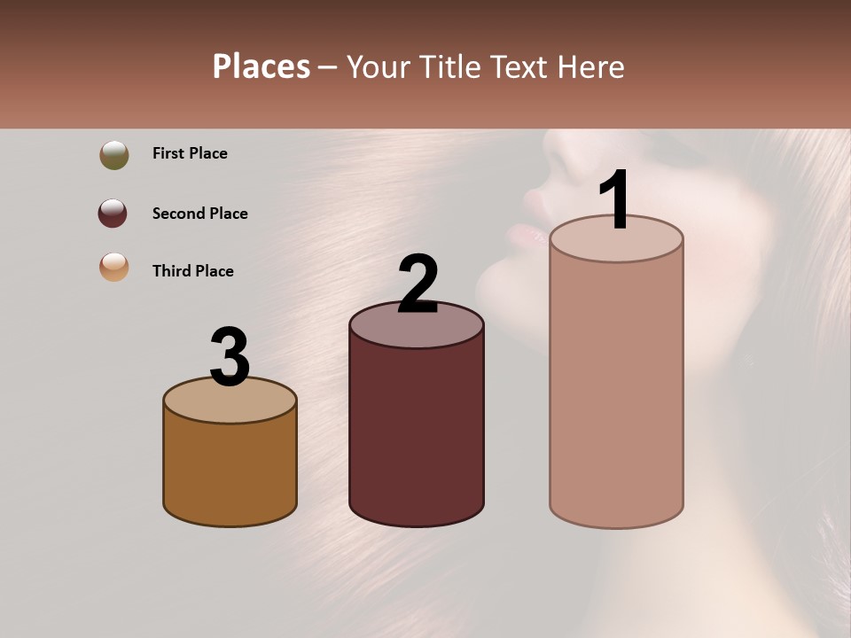 A Woman With Long Red Hair Is Shown With The Words Name Of Presentation Company Name PowerPoint Template