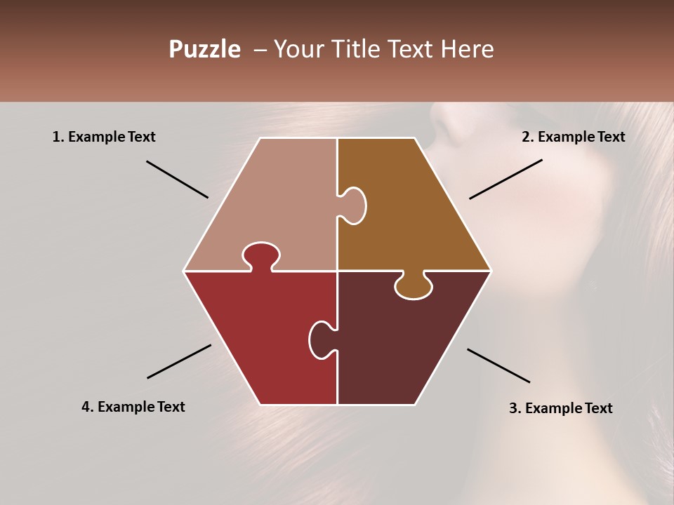 A Woman With Long Red Hair Is Shown With The Words Name Of Presentation Company Name PowerPoint Template