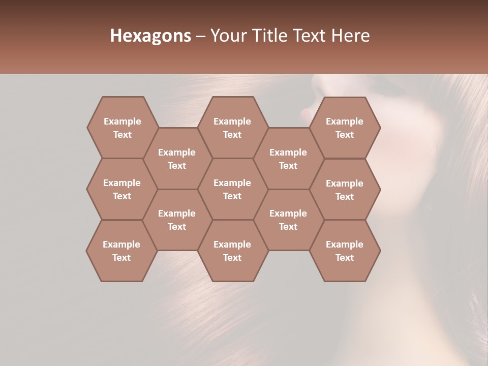 A Woman With Long Red Hair Is Shown With The Words Name Of Presentation Company Name PowerPoint Template