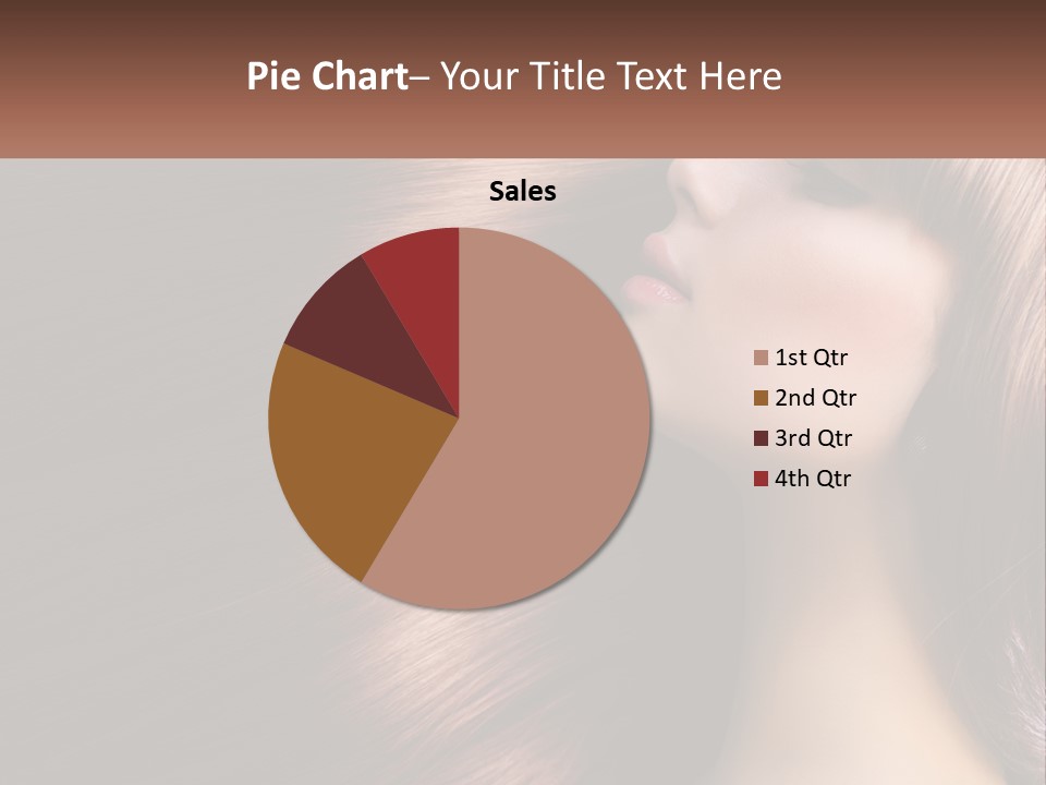 A Woman With Long Red Hair Is Shown With The Words Name Of Presentation Company Name PowerPoint Template