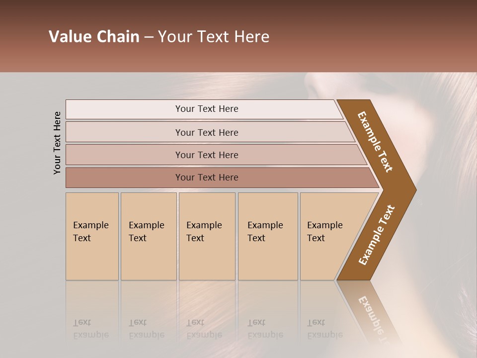 A Woman With Long Red Hair Is Shown With The Words Name Of Presentation Company Name PowerPoint Template