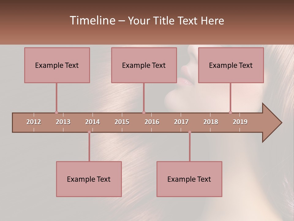 A Woman With Long Red Hair Is Shown With The Words Name Of Presentation Company Name PowerPoint Template