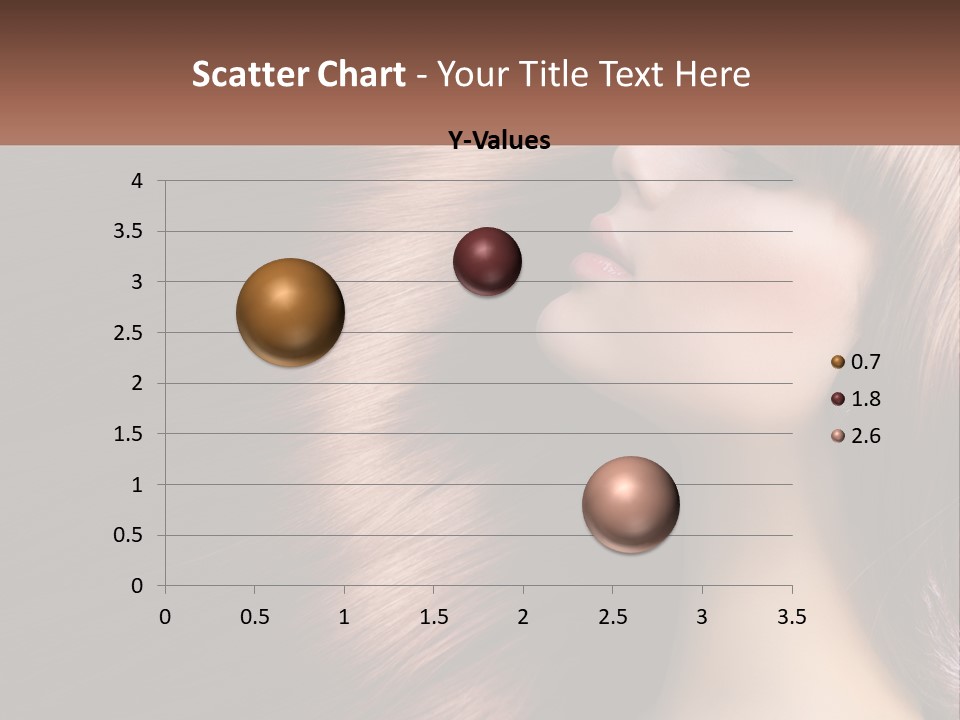 A Woman With Long Red Hair Is Shown With The Words Name Of Presentation Company Name PowerPoint Template