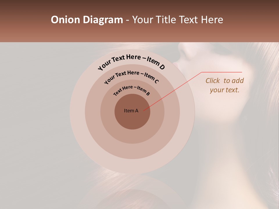 A Woman With Long Red Hair Is Shown With The Words Name Of Presentation Company Name PowerPoint Template