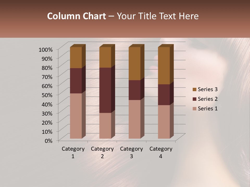 A Woman With Long Red Hair Is Shown With The Words Name Of Presentation Company Name PowerPoint Template