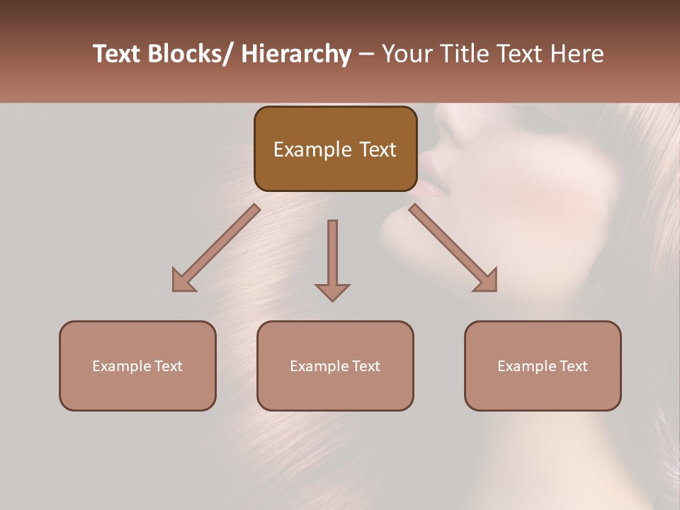 A Woman With Long Red Hair Is Shown With The Words Name Of Presentation Company Name PowerPoint Template