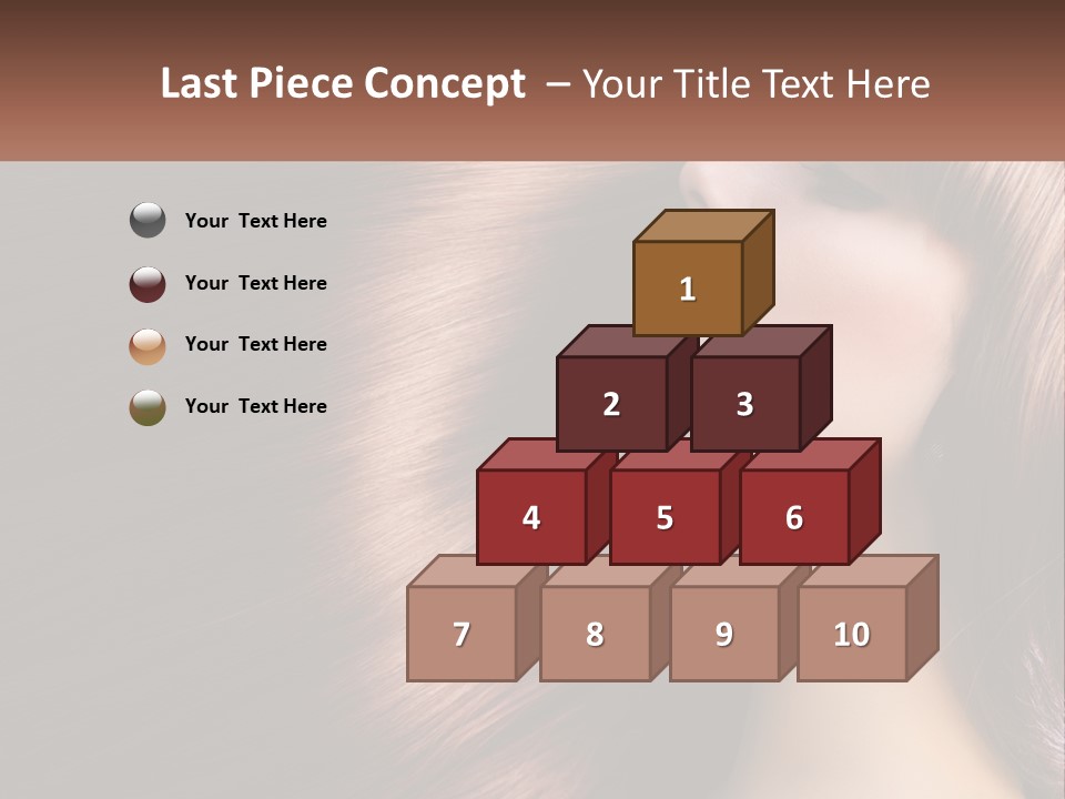 A Woman With Long Red Hair Is Shown With The Words Name Of Presentation Company Name PowerPoint Template