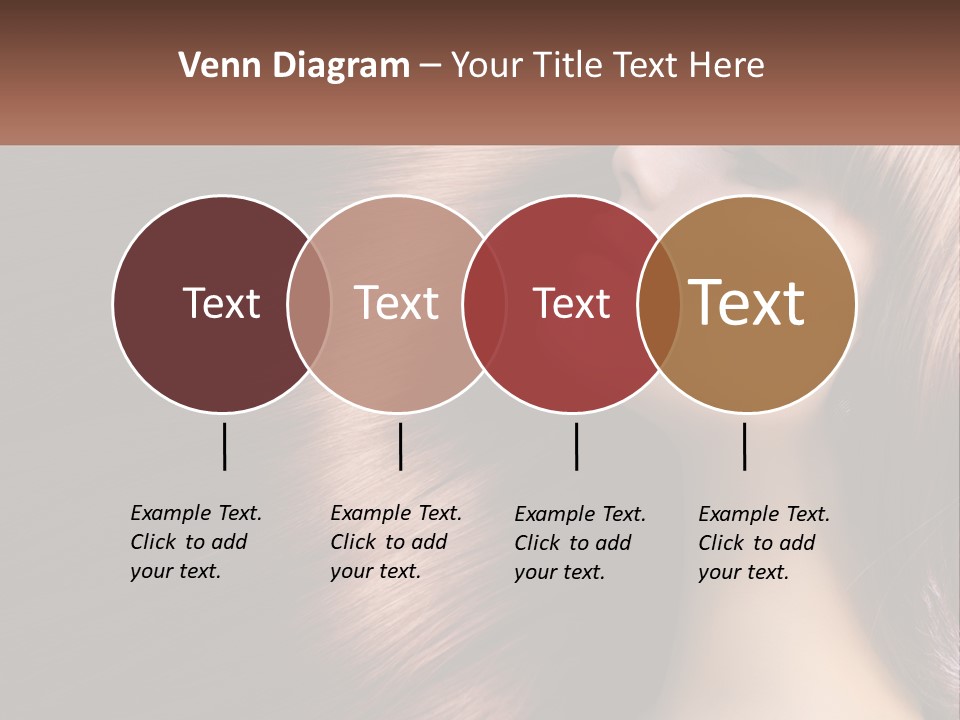 A Woman With Long Red Hair Is Shown With The Words Name Of Presentation Company Name PowerPoint Template