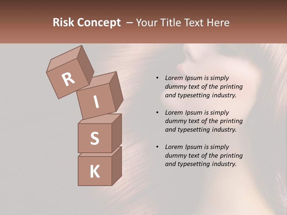 A Woman With Long Red Hair Is Shown With The Words Name Of Presentation Company Name PowerPoint Template