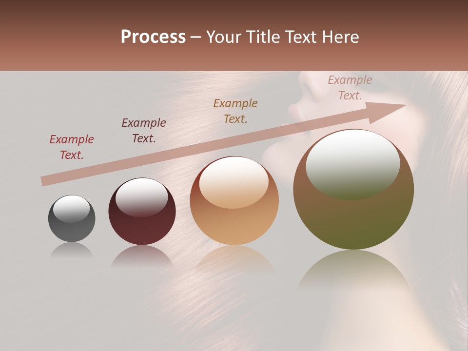 A Woman With Long Red Hair Is Shown With The Words Name Of Presentation Company Name PowerPoint Template