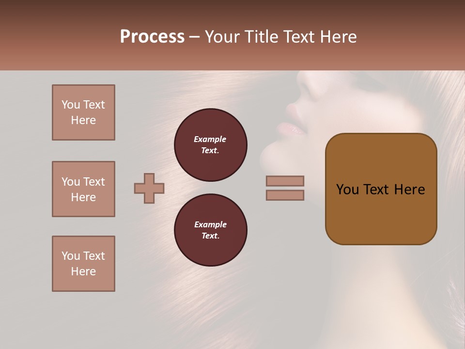 A Woman With Long Red Hair Is Shown With The Words Name Of Presentation Company Name PowerPoint Template