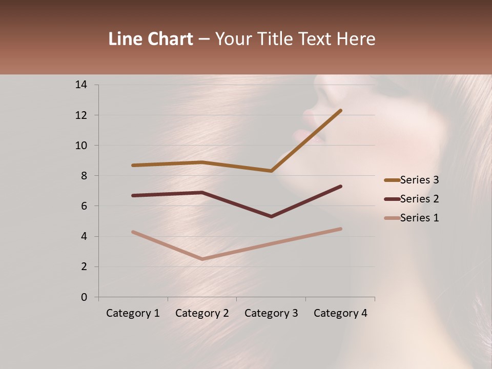 A Woman With Long Red Hair Is Shown With The Words Name Of Presentation Company Name PowerPoint Template