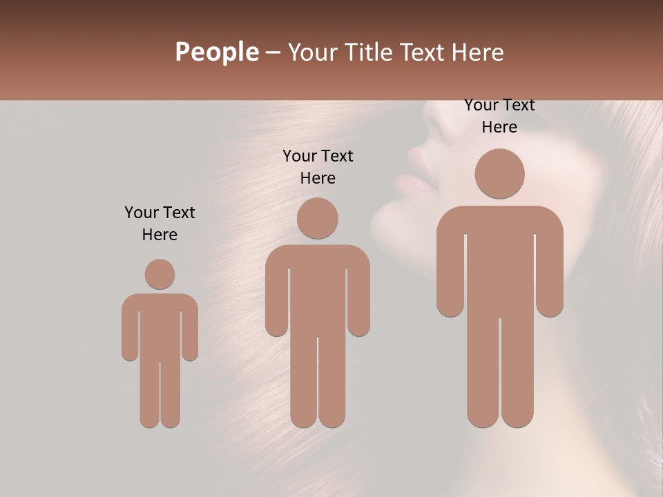 A Woman With Long Red Hair Is Shown With The Words Name Of Presentation Company Name PowerPoint Template