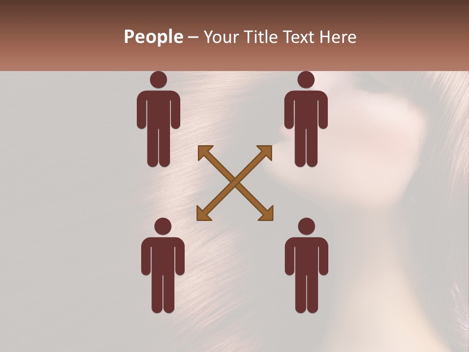 A Woman With Long Red Hair Is Shown With The Words Name Of Presentation Company Name PowerPoint Template