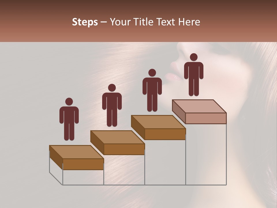 A Woman With Long Red Hair Is Shown With The Words Name Of Presentation Company Name PowerPoint Template