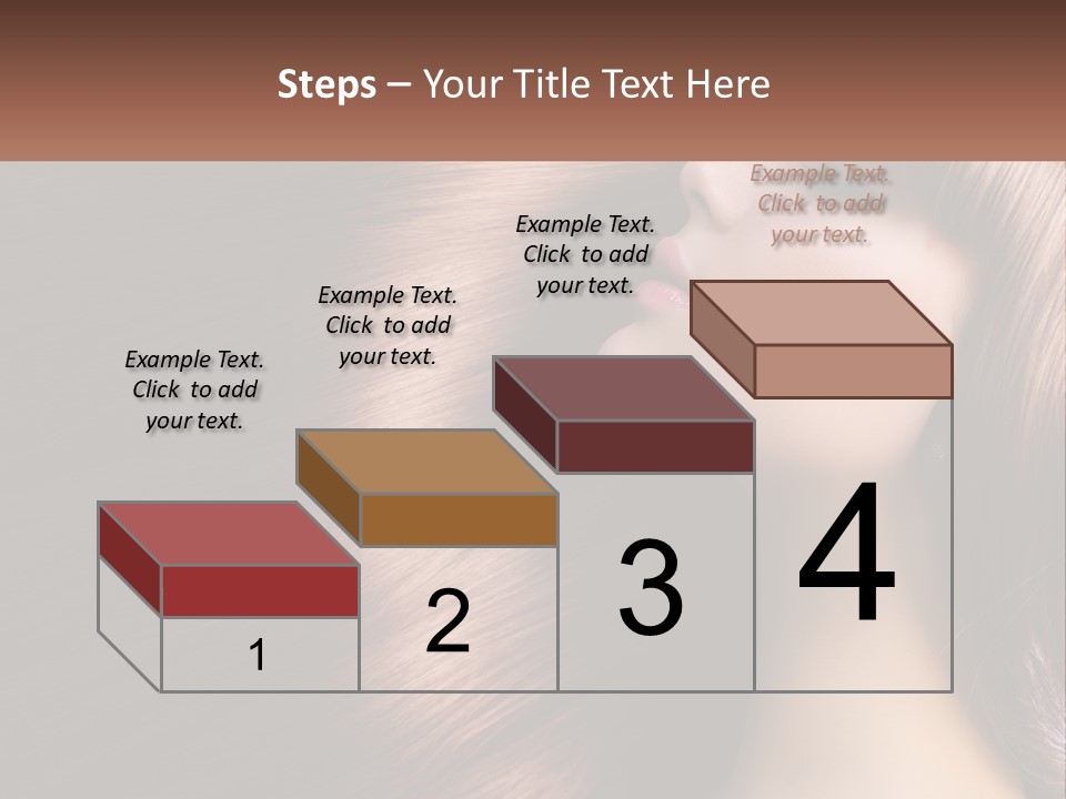A Woman With Long Red Hair Is Shown With The Words Name Of Presentation Company Name PowerPoint Template