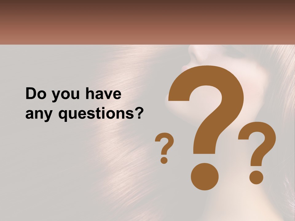 A Woman With Long Red Hair Is Shown With The Words Name Of Presentation Company Name PowerPoint Template