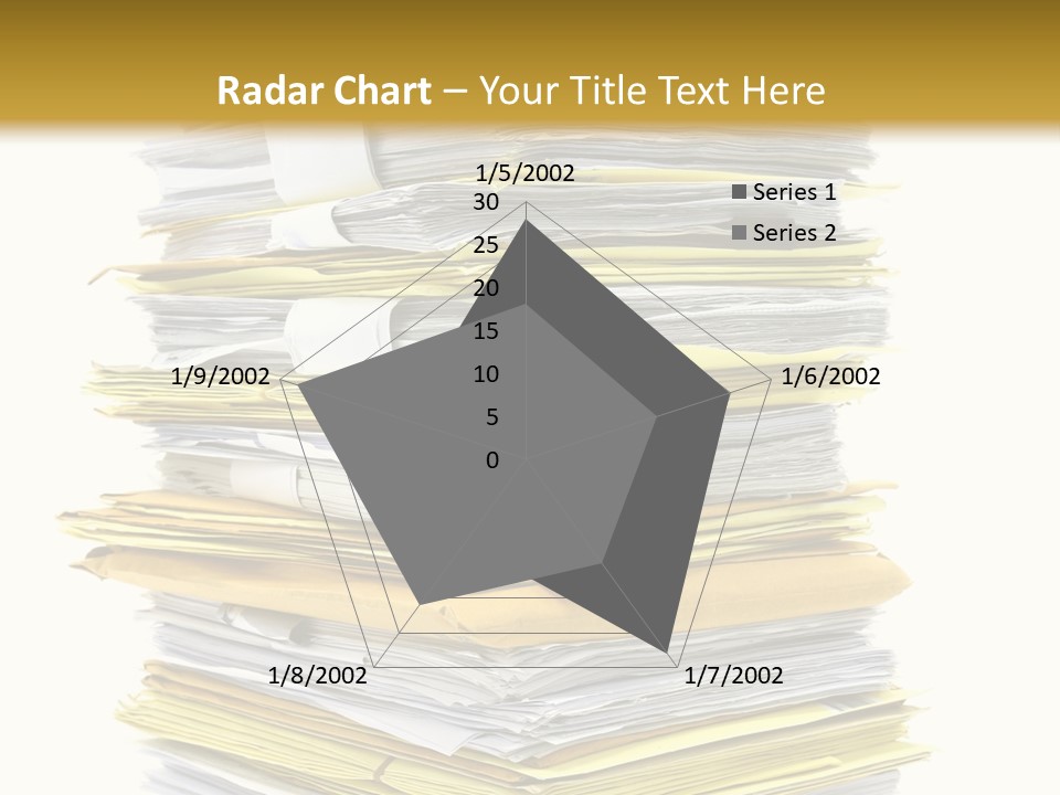 A Stack Of Folders On Top Of Each Other PowerPoint Template