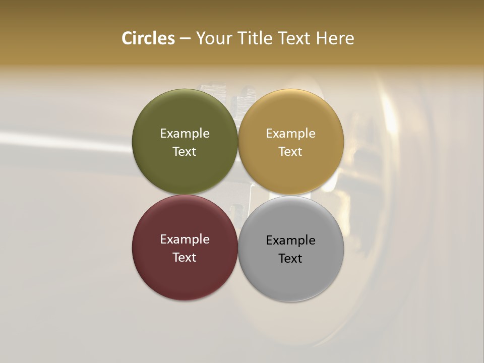 A Key On A Door With A Light Coming Out Of It PowerPoint Template